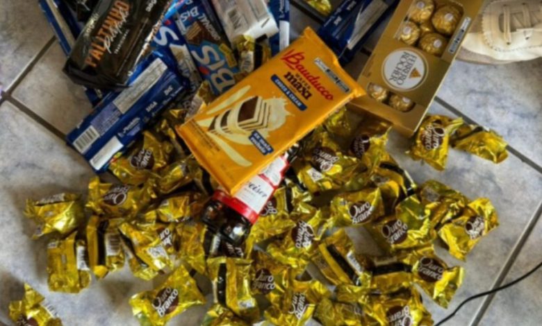 Chocolate com vidro comprado em floricultura fere criança de 4 anos em SC