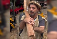 Caminhada de fé: homem percorre estrada com cruz nas costas após esposa sobreviver a internação na UTI