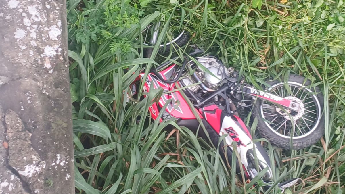 Motociclista cai de ponte após saída de pista na BR-470, em Rodeio