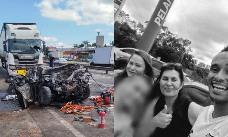 Menino recebe alta após perder pais e avó em acidente na BR-101 em Itajaí