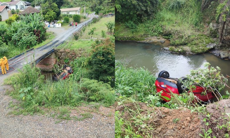 Em Rio do Sul, condutor é atacado por abelhas após sofrer acidente de carro
