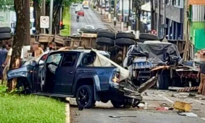 Justiça decreta prisão preventiva de motorista de carreta envolvido em engavetamento com 12 veículos em Chapecó