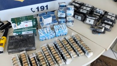 Painel “entrega” contrabando: PRF descobre anabolizantes avaliados em R$ 200 mil em carro na BR-470