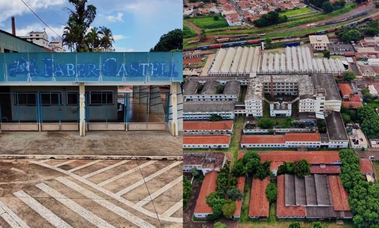 Drone flagra abandono e deterioração da antiga fábrica da Faber-Castell desativada em 2004