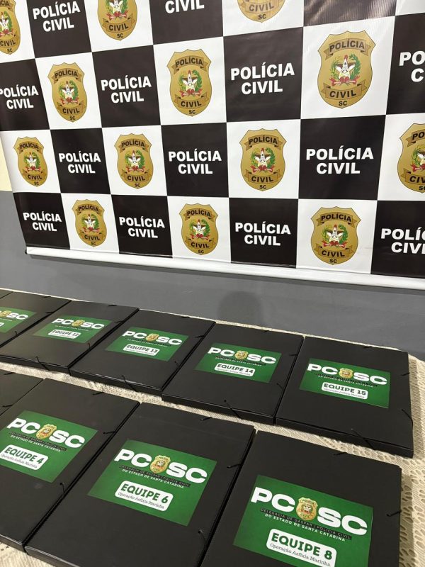 Megaoperação ‘Asfixia Marinha’ mobiliza 80 policiais contra organização criminosa ligada ao narcotráfico em Gaspar