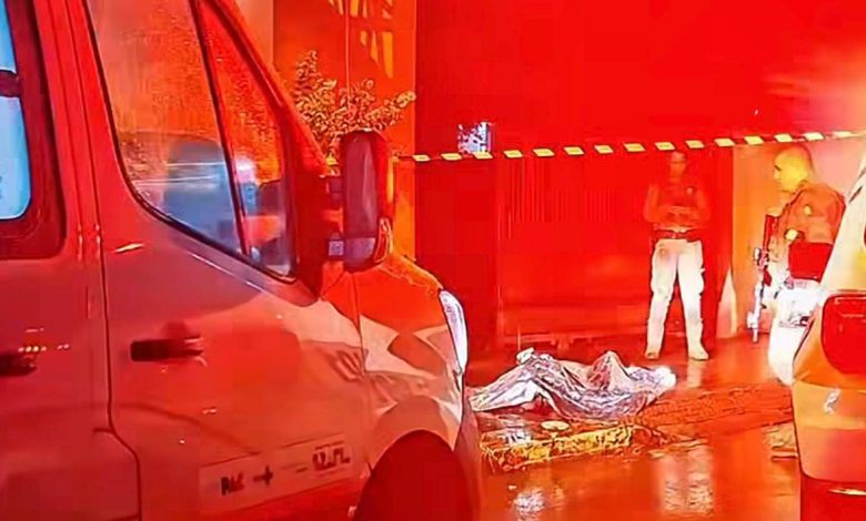 Pai violento agride família e acaba mort0 pelo próprio filho com cerca de oito tiros em Jaraguá do Sul