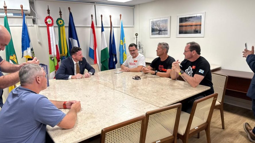 Prefeitos do Médio Vale se unem e articulam candidatura conjunta para sediar o JASC 2027