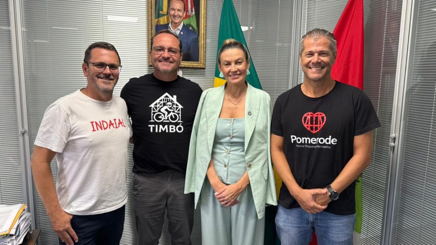 Prefeitos do Médio Vale se unem e articulam candidatura conjunta para sediar o JASC 2027