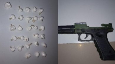 Após tentar escapar da Polícia Militar, dupla é presa com cocaína e simulacro de arma em Pomerode