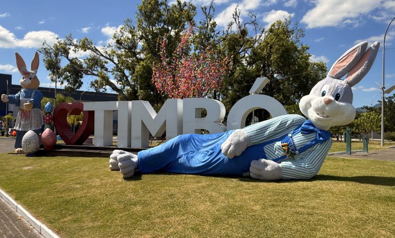 Com cerimônia especial no CIC, Timbó abre oficialmente a Páscoa 2026 e inicia programação até abril