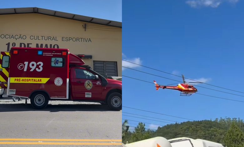 Idosa de 70 anos morre após parada cardiorrespiratória durante evento em Pomerode