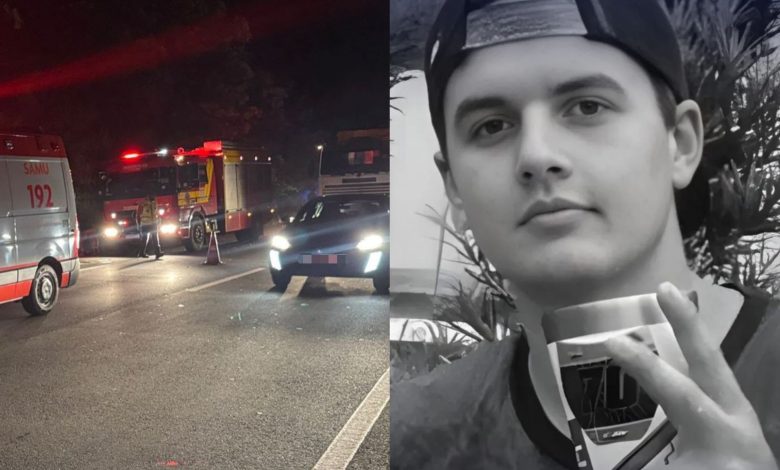 Jovem de 19 anos morre em grave acidente de moto na BR-470