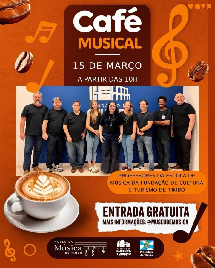 Café Musical no Museu da Música de Timbó terá apresentações de professores e entrada gratuita