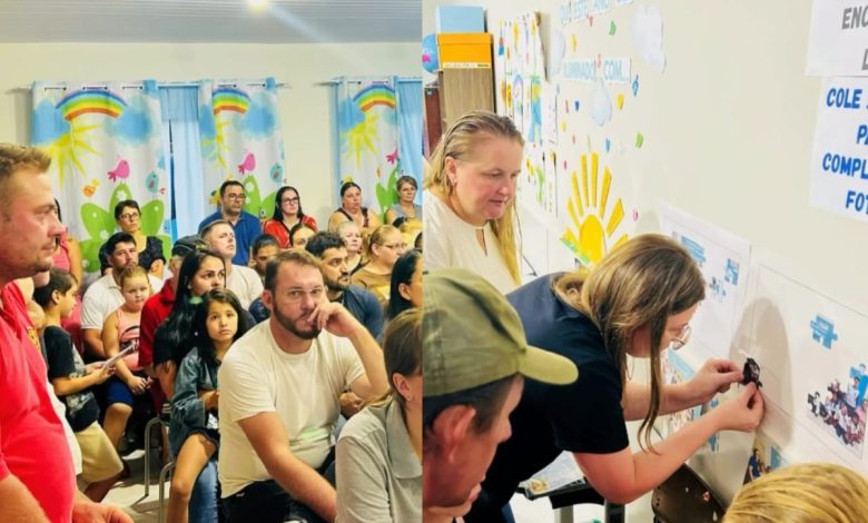 Nova Escola de Ensino Integral de Benedito Novo inicia atividades e reúne dezenas de pais e professores