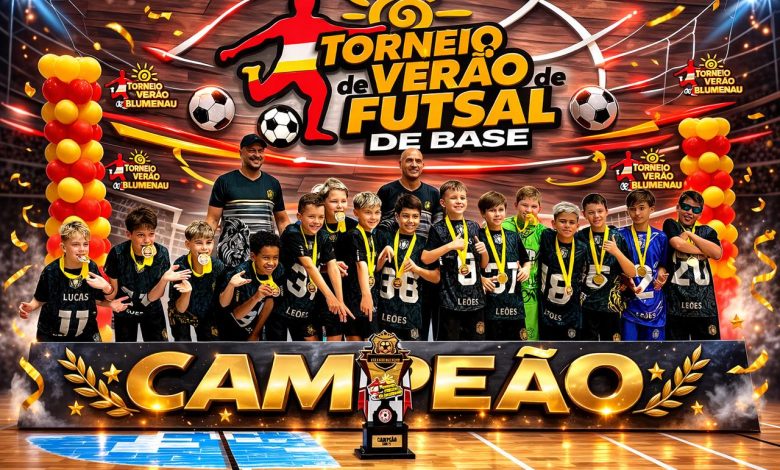 Equipe Leões Timbó Sub-11 conquista bicampeonato do Torneio de Verão de Blumenau