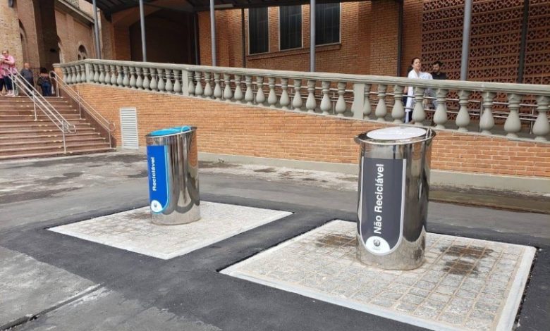 Rio do Sul terá lixeiras subterrâneas no parque e no calçadão para melhorar limpeza e organização urbana
