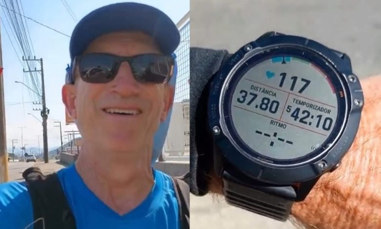 Fé que move quilômetros: morador de Timbó faz caminhada de 800 km até Aparecida (SP)