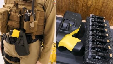 Polícia Militar de Timbó recebe novos tasers para reforçar segurança e ampliar recursos das guarnições