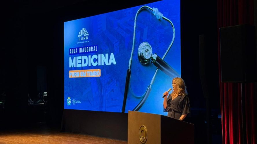 Aula inaugural dá início ao curso de Medicina da FURB e marca momento histórico em Timbó