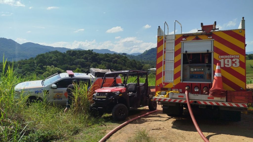 Resposta ágil da Prefeitura de Timbó permite resultados positivos em ocorrência de incêndio. Foto: Reprodução / PMI.
