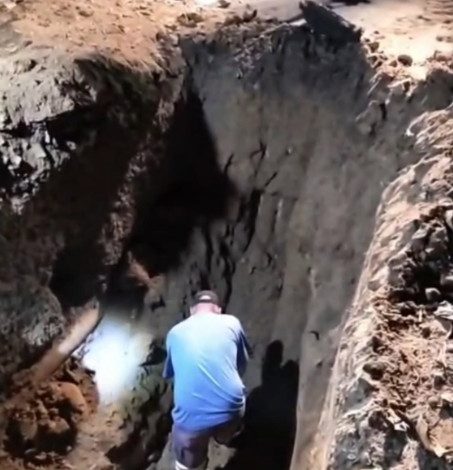 SAMAE de Timbó mobiliza equipes na madrugada para conter efeitos da falta de água na comunidade. Foto: SAMAE Timbó.