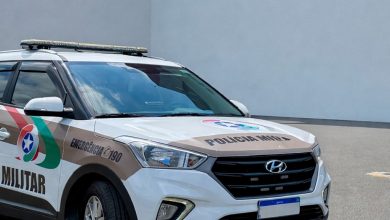 Pressionado pela família, condenado por estupro de vulnerável se entrega e é preso em Indaial. Foto: Gabriela Bortolato / Misturebas News.