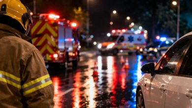 Noite de caos na BR-470: atropelamento e colisão deixam cinco feridos em Indaial