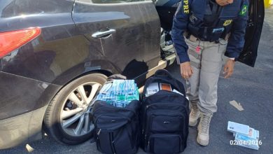 Luxo escondido sobre rodas: PRF descobre carga de mais de R$ 2 milhões em eletrônicos ilegais, em SC