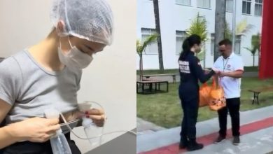 Solidariedade em cada gota: bombeira de SC doa 100 litros de leite materno e ajuda a salvar vidas