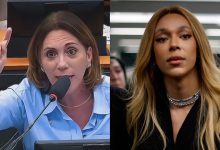 Deputada ameaça acionar a Lei Maria da Penha contra Erika Hilton e diz que parlamentar “tem força de um homem”