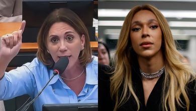 Deputada ameaça acionar a Lei Maria da Penha contra Erika Hilton e diz que parlamentar “tem força de um homem”