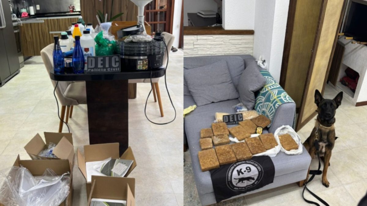 Operação revela esquema internacional, prende suspeito russo e encontra laboratório de cocaína em mansão de luxo em SC
