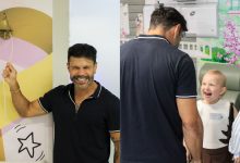 Entre música e emoção: Marcos, da dupla com Belutti, surpreende crianças em tratamento oncológico em Blumenau