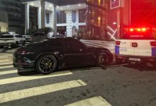 Motorista com CNH cassada é encontrado dormindo dentro de Porsche parado na faixa de pedestres em BC