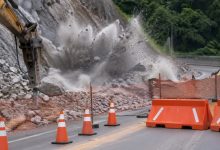 Detonação de rochas na Rua Bagé vai interromper o trânsito em Blumenau