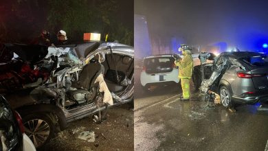 Mulher morre após carro rodar na pista e ser atingido por caminhão na BR-280, em SC