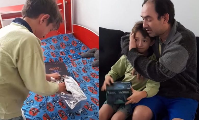 Surpresa emocionante: garoto ganha videogame dos sonhos e reação encanta família