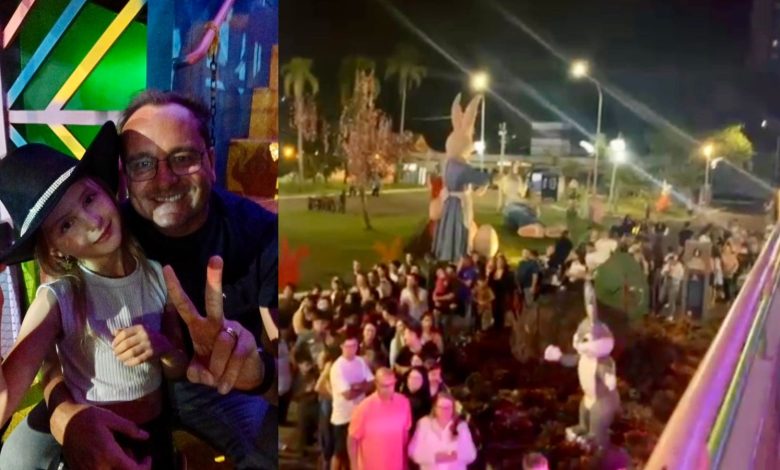 Prefeito de Timbó, Flávio Buzzi, participa da Carreta Furacão junto com a comunidade