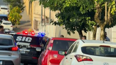 Flagrante em Timbó; grupo é preso dentro de tabelionato usando documento falso. Foto: Timbó Mil Grau.