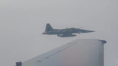 Piloto registra momento raro nos céus do Brasil com caça da FAB interceptando avião civil