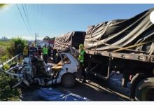 Acidente brutal no Alto Vale do Itajaí termina com cinco mortos em Ituporanga. Foto: CBMSC.