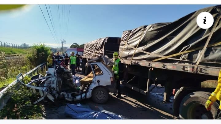 Acidente brutal no Alto Vale do Itajaí termina com cinco mortos em Ituporanga. Foto: CBMSC.