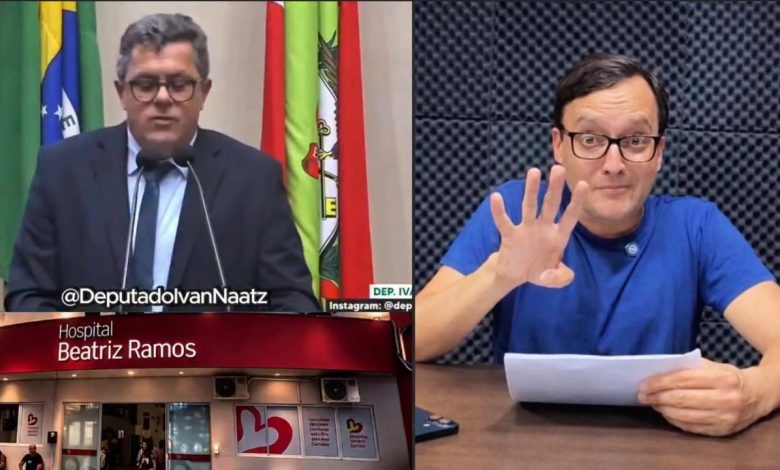 Deputado diz que ajudou o Hospital Beatriz Ramos; ex-prefeito de Indaial rebate e o chama de “mentiroso”