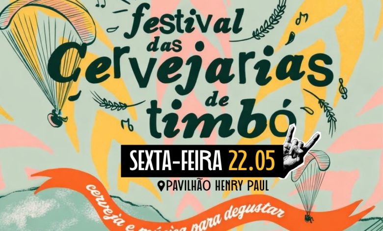 Programação do 7º Festival das Cervejarias de Timbó reúne sequência de shows e muita música na sexta-feira