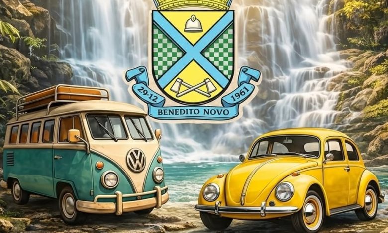 Benedito Novo se prepara para receber o 1º Encontro de Kombi e Derivados com ação solidária