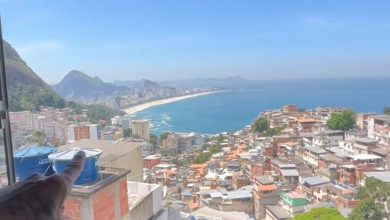 Escadaria simples surpreende ao revelar vista incrível em favela do Vidigal