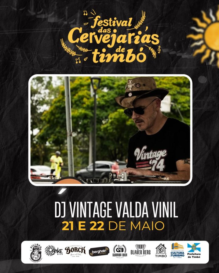Programação do 7º Festival das Cervejarias de Timbó reúne sequência de shows e muita música na sexta-feira