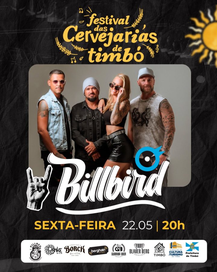 Programação do 7º Festival das Cervejarias de Timbó reúne sequência de shows e muita música na sexta-feira