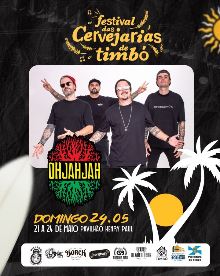 7º Festival das Cervejarias de Timbó chega ao último dia com programação repleta de shows e muita música