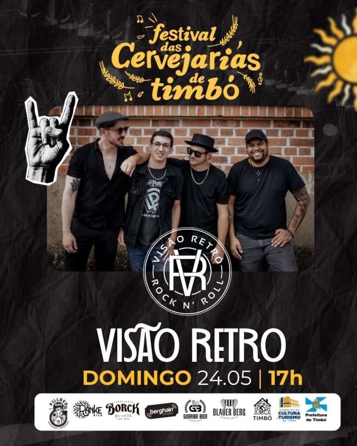 7º Festival das Cervejarias de Timbó chega ao último dia com programação repleta de shows e muita música 